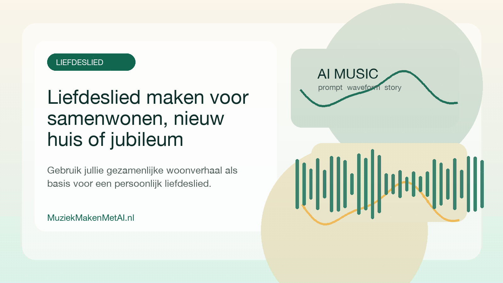 Stel in nieuwe keuken met laptop waarop een liefdeslied wordt gemaakt